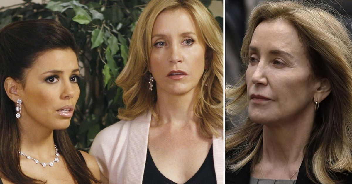 Eva Longoria says Felicity Huffman handled college cheating scandal(00)