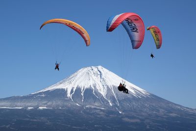 Paraglide at Mt. Fuji, Japan