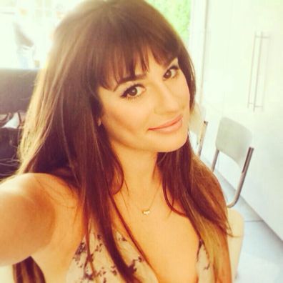 Lea Michele, selfie Instagram