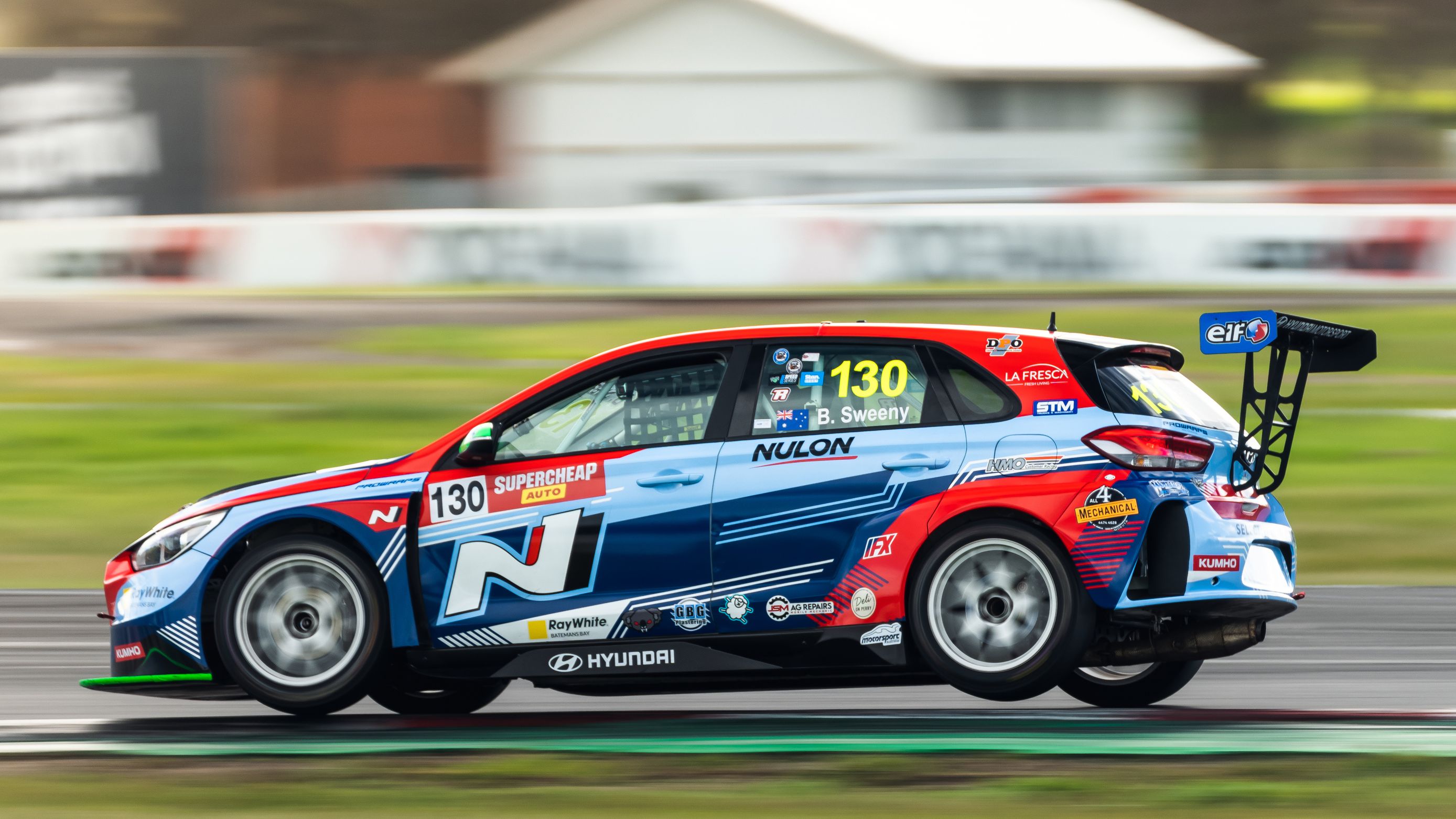Bailey Sweeny, driver of the No.130, leads the TCR Australia Series after three rounds.