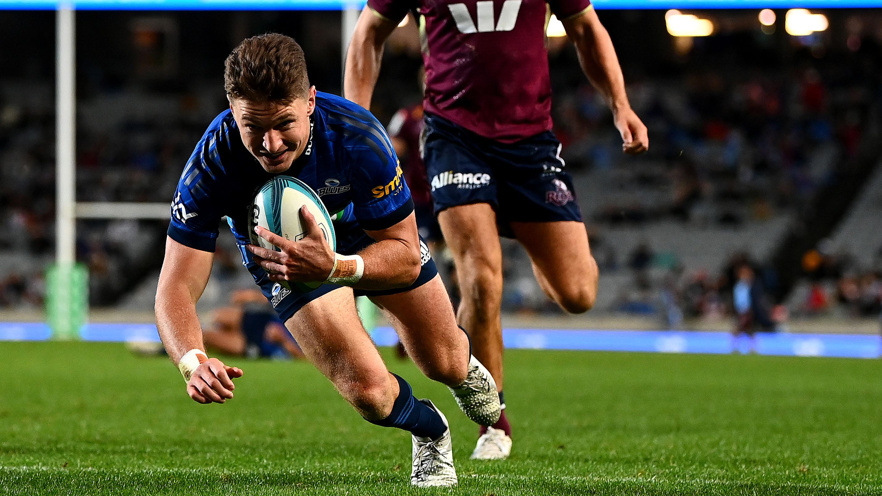 Blues trample Reds 53-26 to tighten grip on Super Rugby Pacific top spot