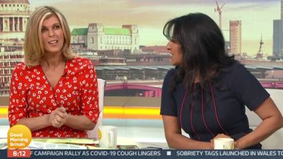 Kate Garraway on Good Morning Britain talks about filming with Kate Middleton and Prince William for the upcoming Pride of Britain Awards