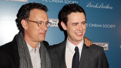 Tom and Colin Hanks at the screening of The Great Buck Howard in 2008. 