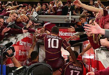 What age was Petero Civoniceva when he played his last State of Origin game?