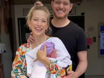 Video shows singer Michael Bublé and wife Luisana Lopilato welcoming fourth  child - 9Honey