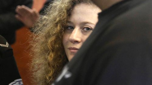 Ahed Tamimi. (AAP)