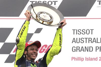 'The Doctor' claimed his sixth Australian MotoGP title. (AAP)