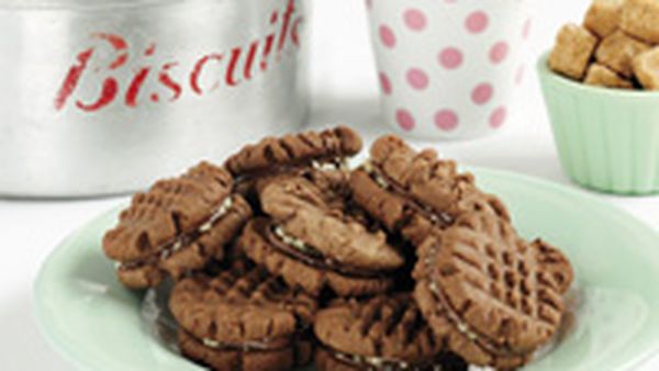 Chocolate and hazelnut cookies