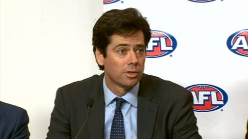 AFL CEO Gillon McLachlan. (9NEWS)