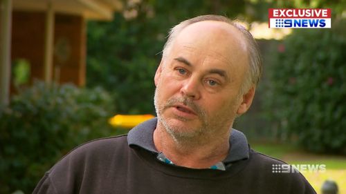 Darren Pagett says he was appalled at the standard of care for his late Uncle Lionel. Picture: 9NEWS