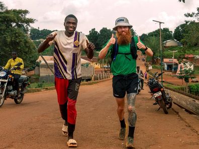 Russ Cook becomes first person to run the length of Africa