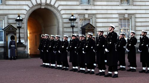 Eighty-six soldiers participated in the ceremony. (Royal Navy)