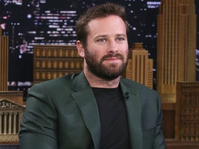 Actor Armie Hammer during a taping of The Tonight Show Starring Jimmy Fallon on March 20, 2019.