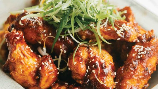 Spicy Korean fried chicken