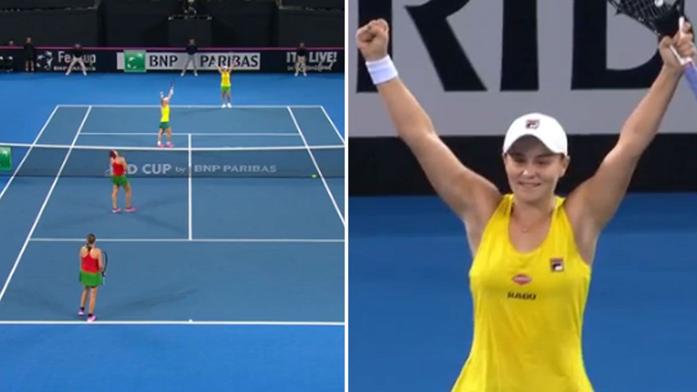 Australia defeat Belarus in Fed Cup