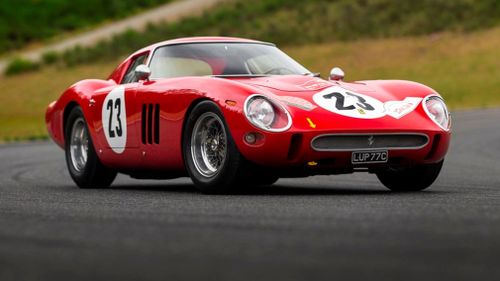 This 1962 Ferrari 250 GTO has a pre-auction estimate of US45 million (A$61 million). Picture: Sotheby's