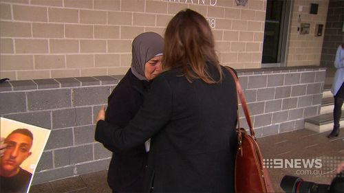 Mahmoud's family are distraught. (9NEWS)