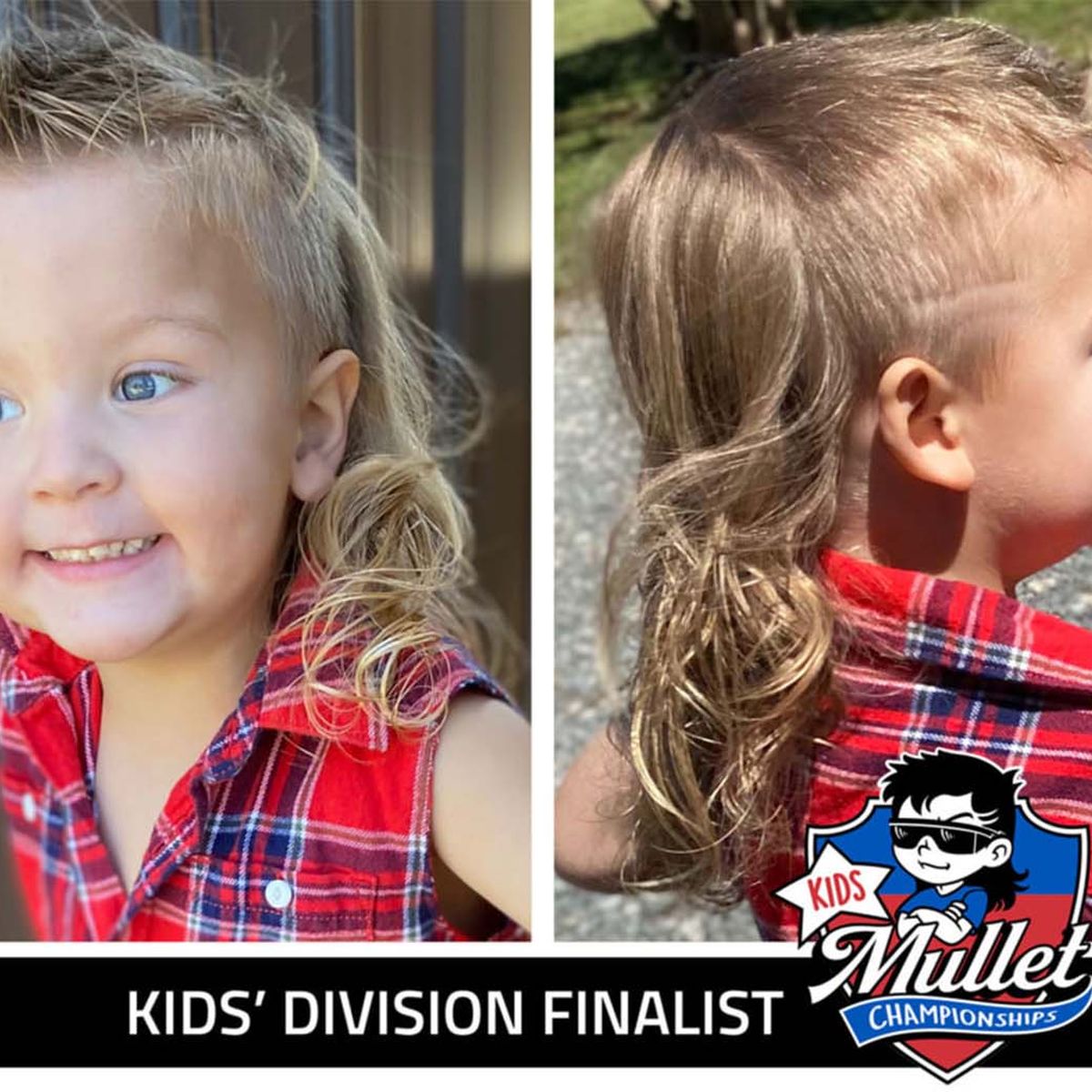 Kid's mullet competition in the US produces impressive haircut
