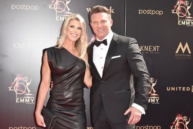 Sheree Gustin and Steve Burton attend the 46th annual Daytime Emmy Awards at Pasadena Civic Center on May 05, 2019 in Pasadena, California.