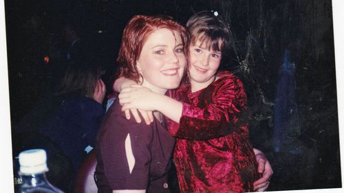 Sarah and her younger sister Brooke when they were growing up.