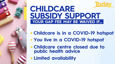 What to know about childcare subsidy support.