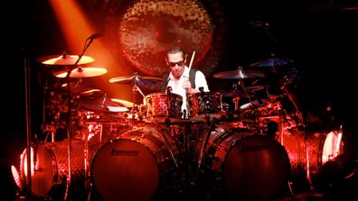 Stone Music Festival. Van Halen. Drummer Alex Van Halen.