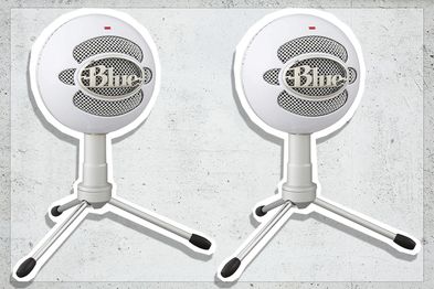 9PR: Blue Snowball iCE Condenser Microphone, Cardioid, White