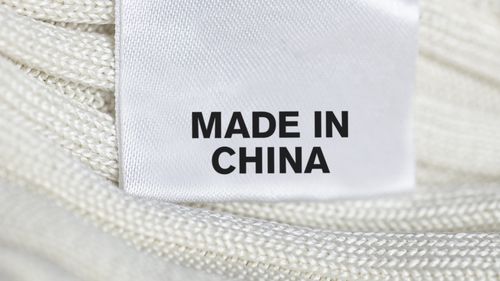 Made In China text on label.