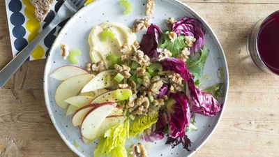 Recipe:&nbsp;<a href="http://kitchen.nine.com.au/2017/08/10/15/47/new-waldorf-salad" target="_top">New Waldorf salad</a>