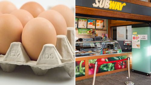 Subway Australia changes to cage-free eggs