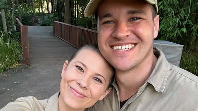 Bindi Irwin with husband Chandler Powell.