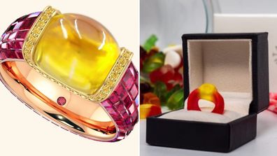 The Haribo inspired ring has been released in time for Valentine's Day