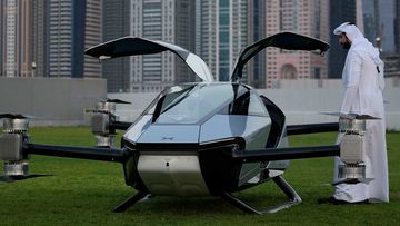 The XPeng X2, an electric flying taxi developed by the Guangzhou-based XPeng.