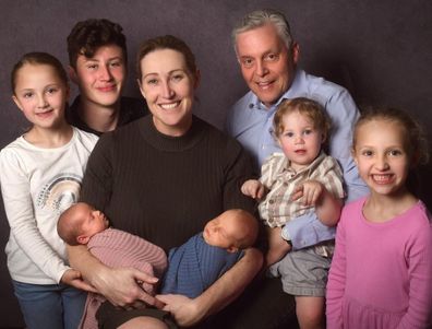 Jana Pittman and family. 