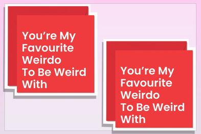 9PR: My Favourite Weirdo Valentine's Day Card