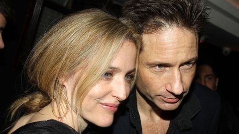 David Duchovny denies he's shacked up with <i>X-Files</i> co-star Gillian Anderson
