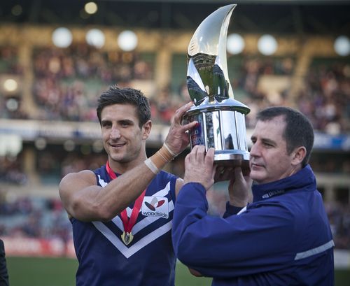 Matthew Pavlich has won three of the medals. (AAP)
