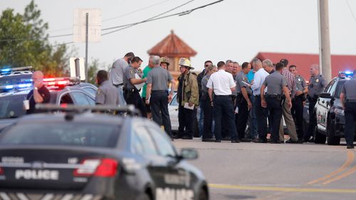 Tilghman was then shot dead outside the restaurant by two citizens. Picture: AP