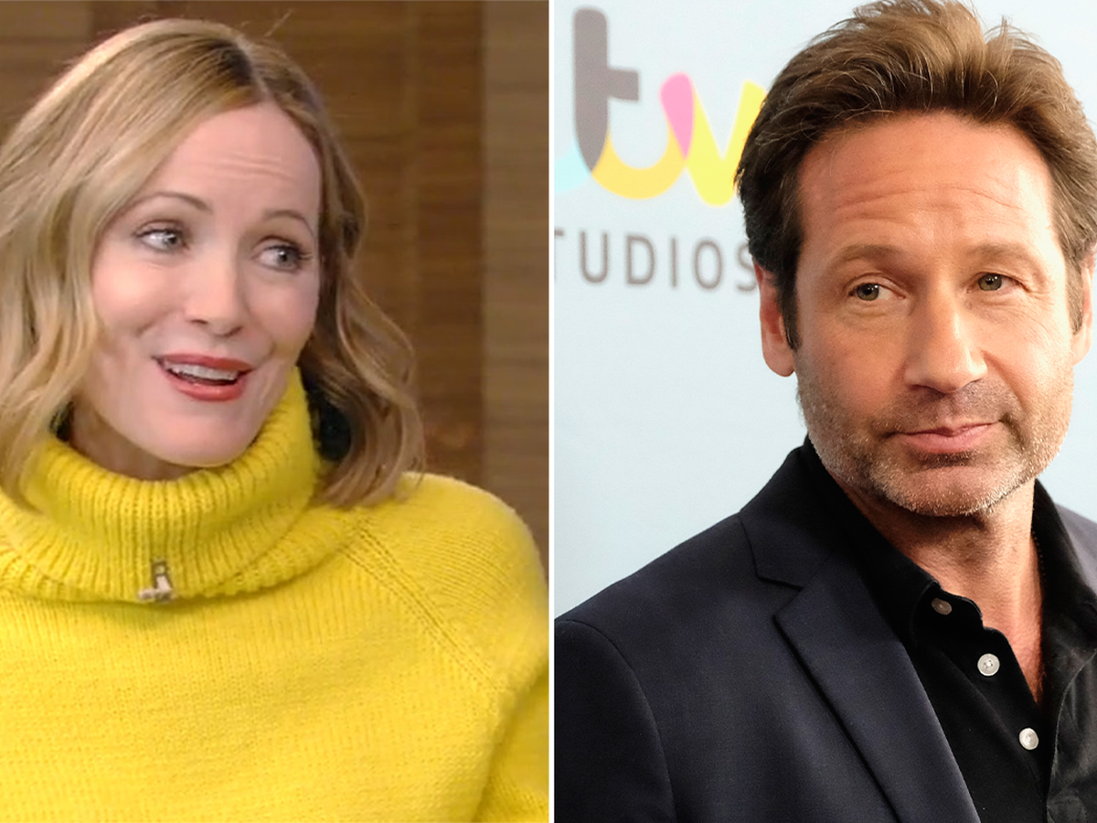 Leslie Mann Says David Duchovny 'Ran Away' From Her When They Met