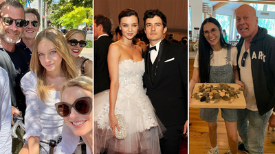 Celebrity exes who are still 'happy families'