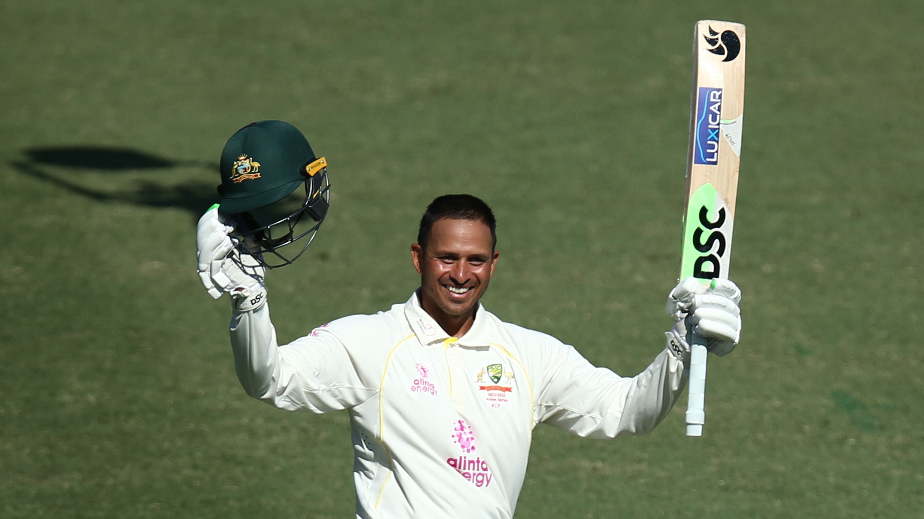 Khawaja joins cricket royalty with second ton