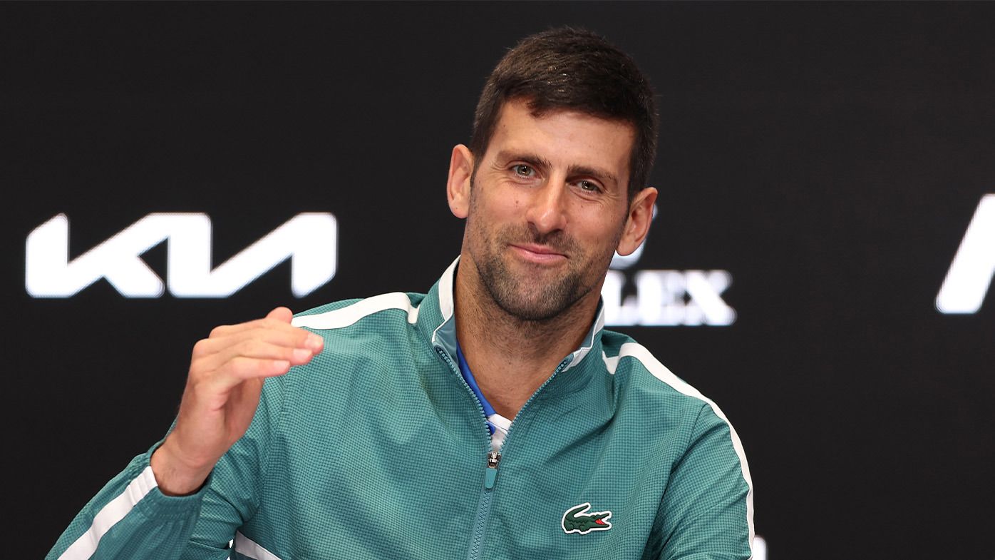 Novak Djokovic plays down wrist worries, reveals bizarre Botanic Gardens routine