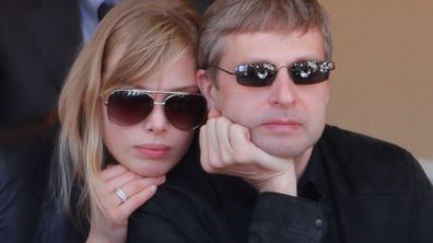 Dmitry and Elena Rybolovlev in 2012. (Getty)