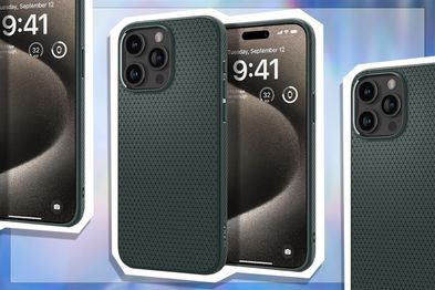 9PR: Spigen Liquid Air Armor iPhone 15 Pro Max Case, Green