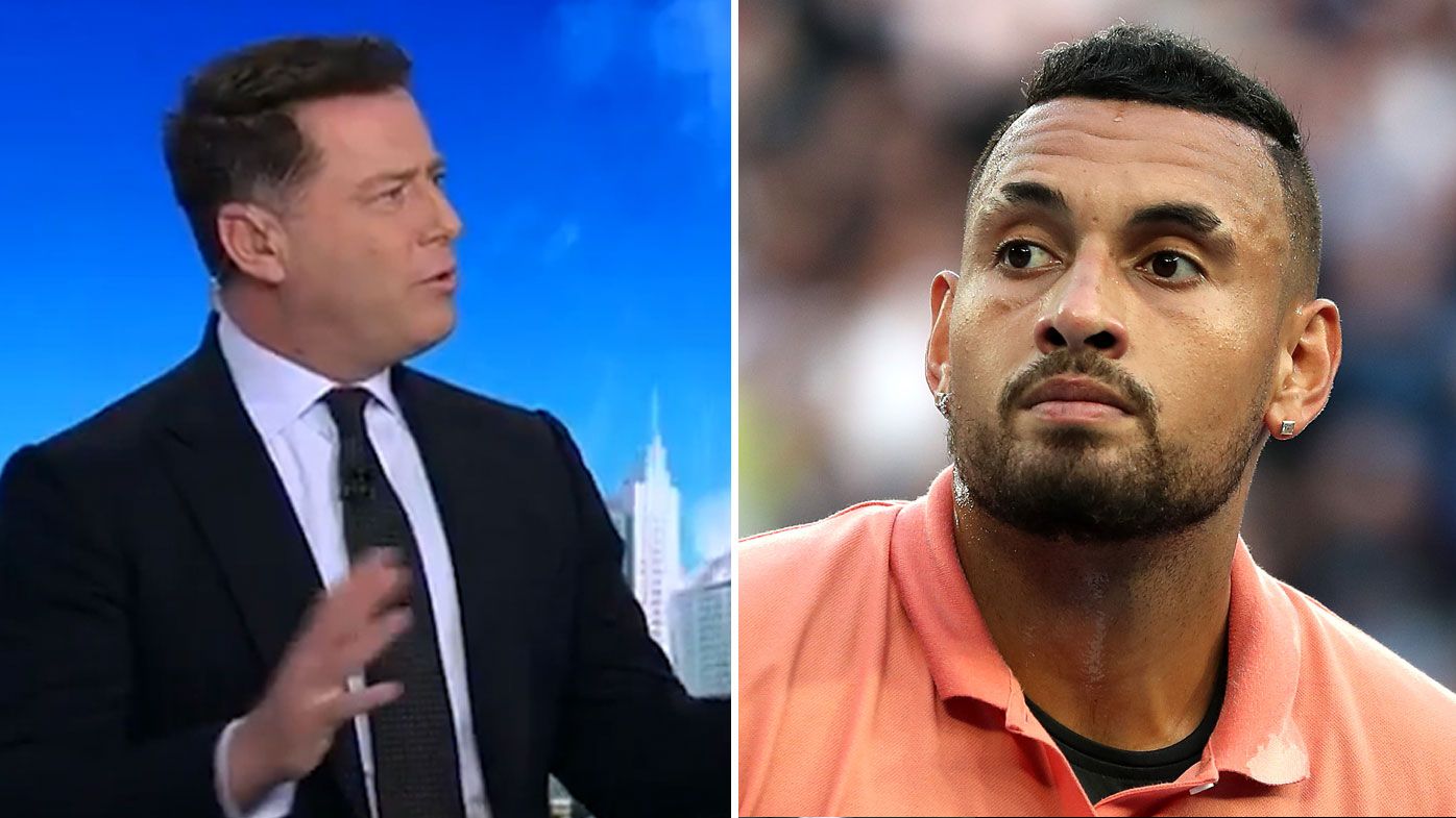 Karl Stefanovic has backed Nick Kyrgios over his criticism of the US Open going ahead