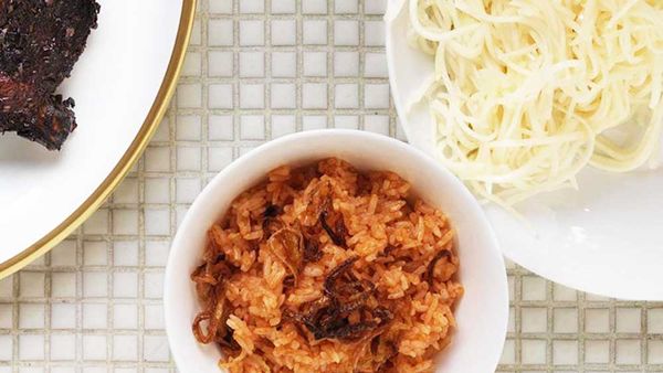 Vietnamese-style red rice. Image: Gourmet Traveller