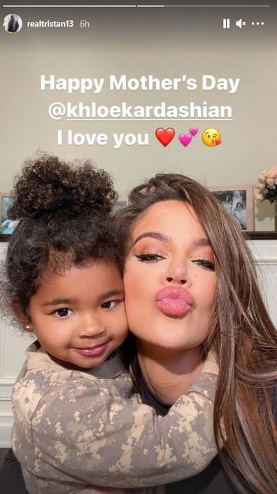 Tristan Thompson, Khloé Kardashian, Mother's Day message, 2021, cheating allegations