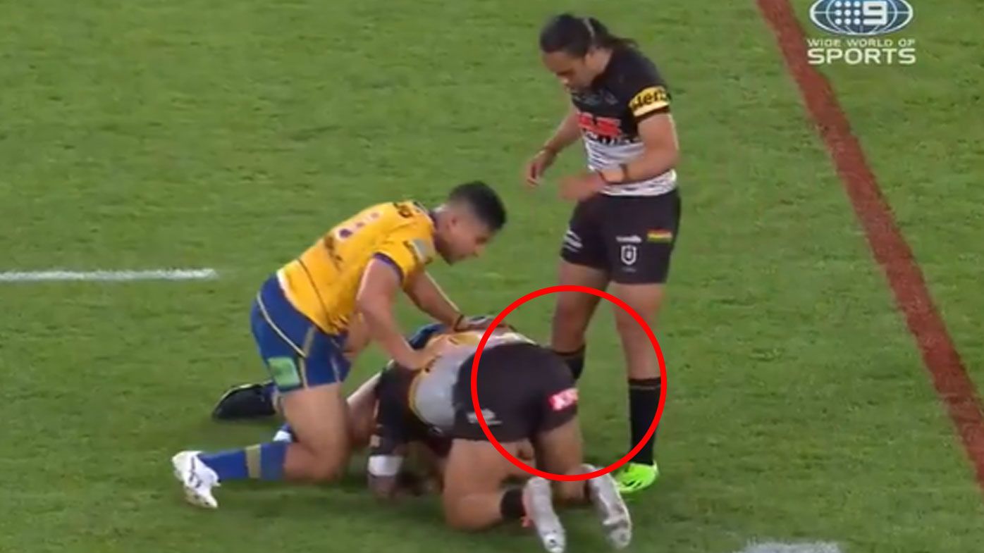 Panthers star Jarome Luai escapes punishment for apparent kick, Eels star faces long ban