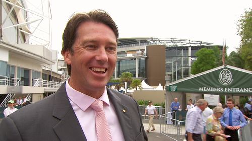 Jane's husband, Australian cricket great Glenn McGrath.