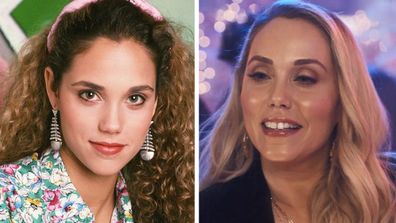 Saved By The Bell Elizabeth Berkley  Lauren then and now